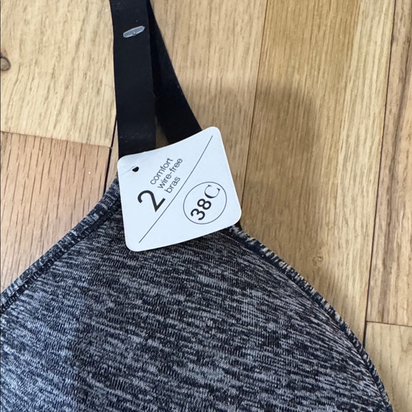 Women's Gray and Black Bras wireless - Picture 3 of 5